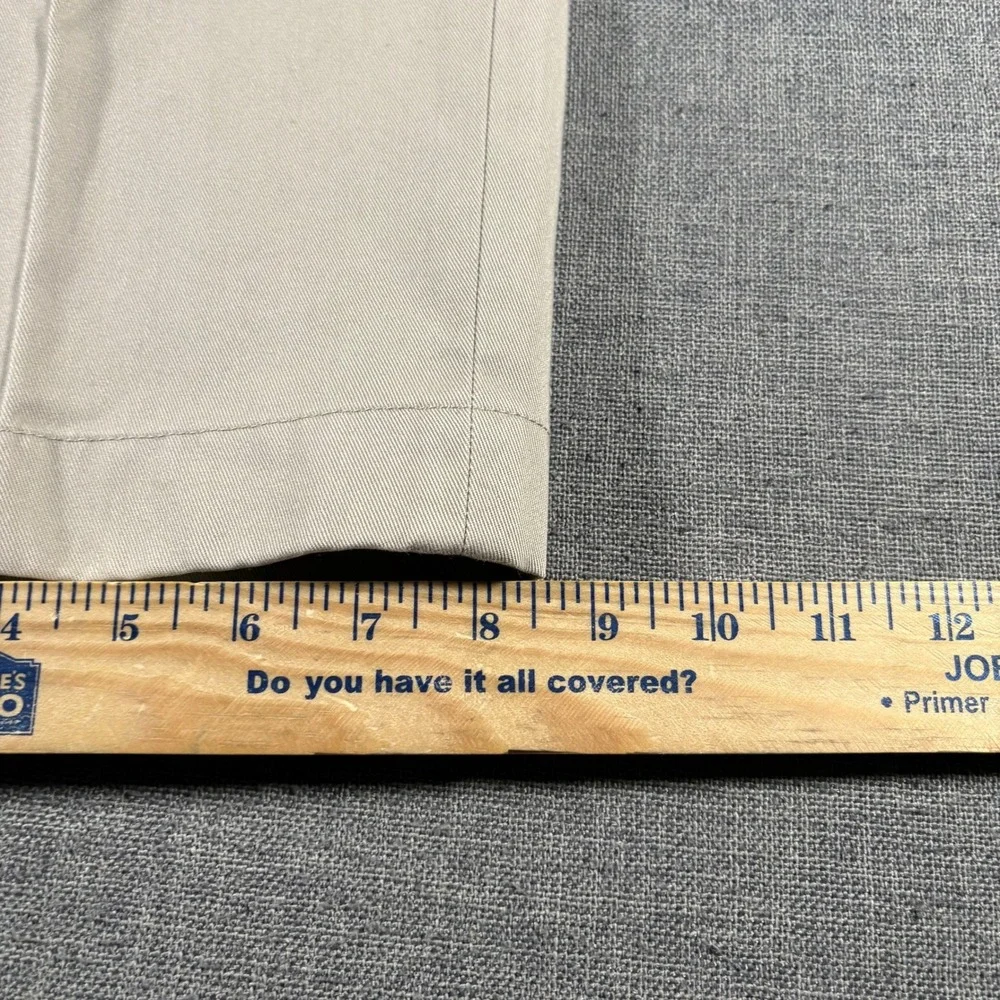 Brooks Brothers Hudson Advantage Chino Mens 40x32 Khaki Flat Front Cotton Pants